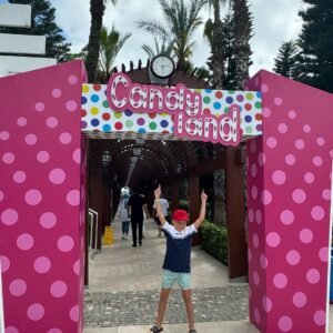 "Candy Land" Şeker Temalı Giriş Takı ve Karşılama Alanı