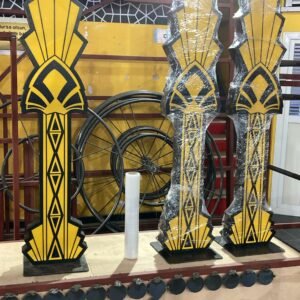 "Gatsby" Art Deco Işıklı Sütun Dekorları