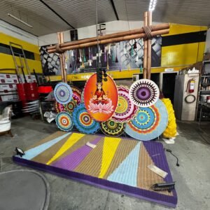 "Renkli Şemsiyeler" Sahne Dekoru ve Photo Booth Arka Planı