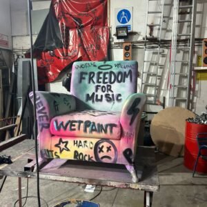 "Freedom" Graffiti Sanat Berjeri