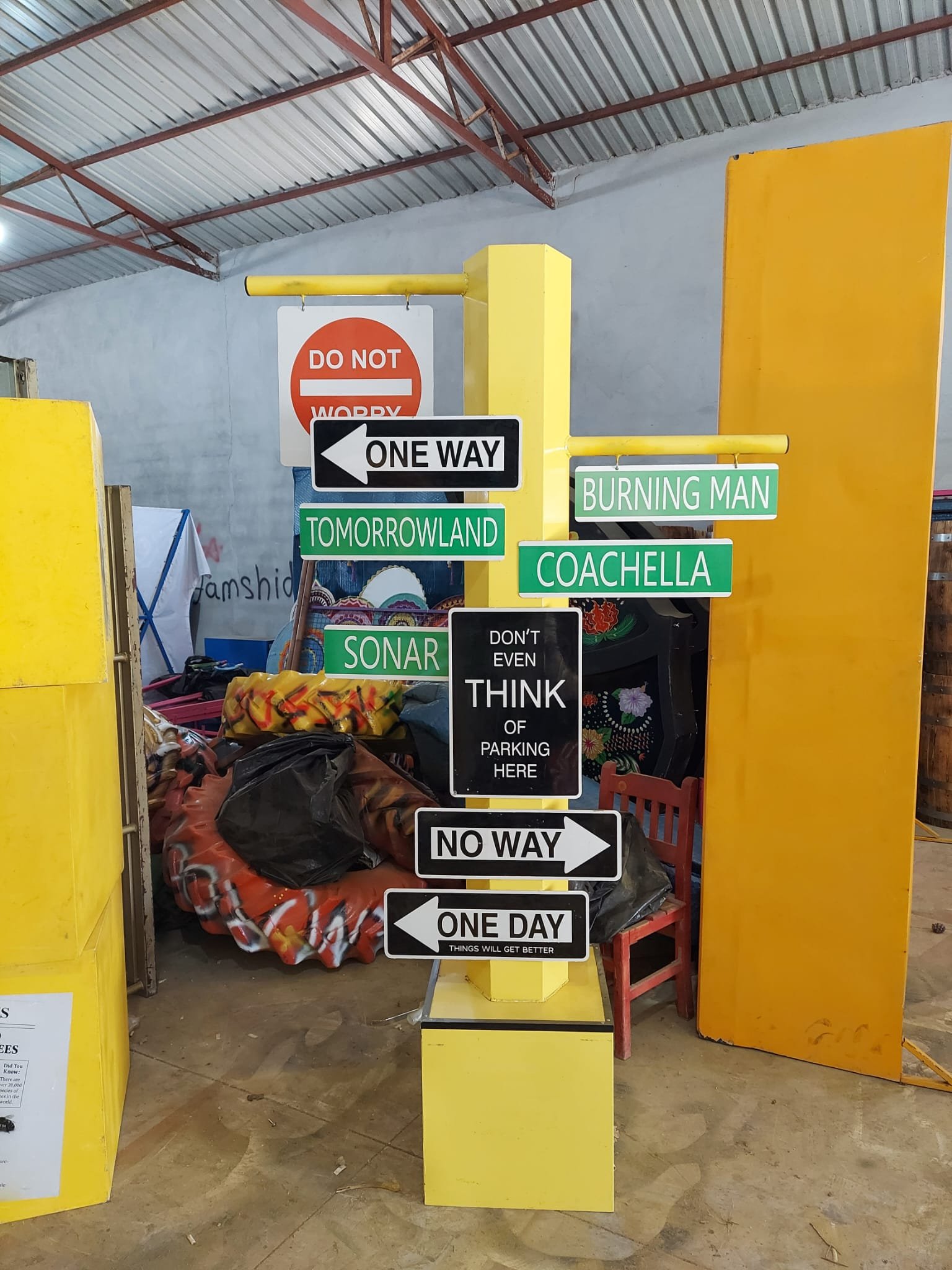 "Festival Ruhu" Tematik Yönlendirme Tabelası