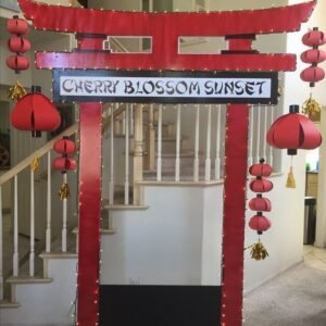 "Cherry Blossom" Japon Konseptli Kapı Dekoru