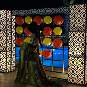 "Cherry Blossom" Japon Konseptli Kapı Dekoru